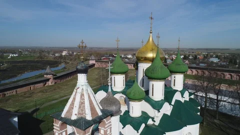 Domes and crosses Stock Footage 107327884