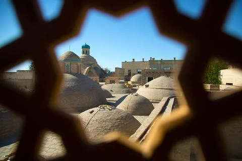 The domes of Bukhara Stock Photos