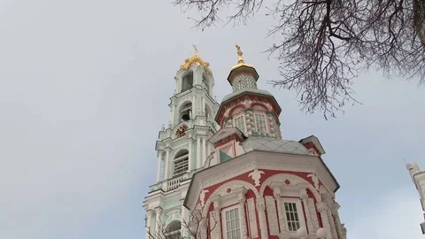 Domes of churches Stock Footage