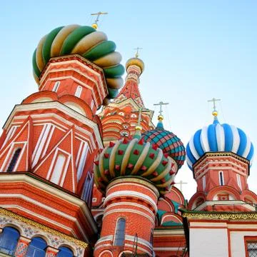Domes of Moscow Stock Photos
