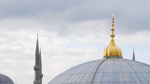 Domes Of Mosque 库存影片 99906465