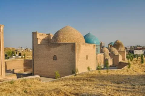 Domes in samarkand Stock Photos