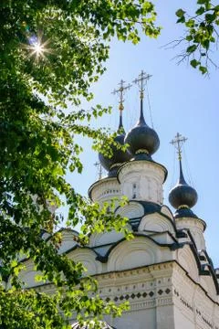 Domes of St. Antipy Church (Antipievskaya church), Russia, Suzdal Stock Photos