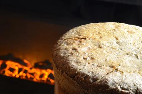 Domestic bread Stock Photos