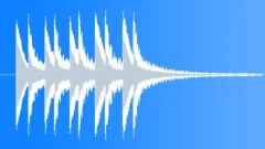 Domestic Clock Striking Five Sound Effect