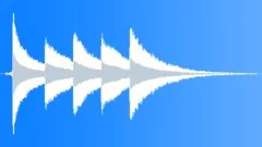 Domestic Clock Striking Five Sound Effect