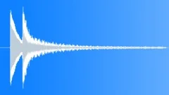 Domestic Clock Striking One Sound Effect