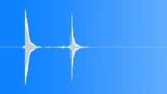 Domestic Clock Striking One Sound Effect