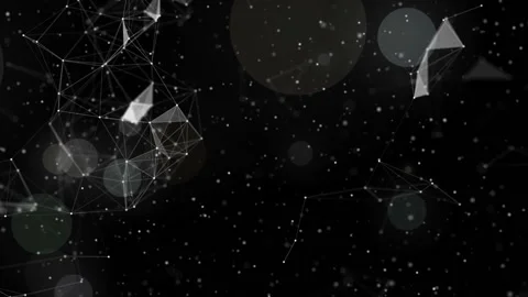 The dominant figure on the left of the screen. Flickering space. Depth of field Stock Footage 96148025
