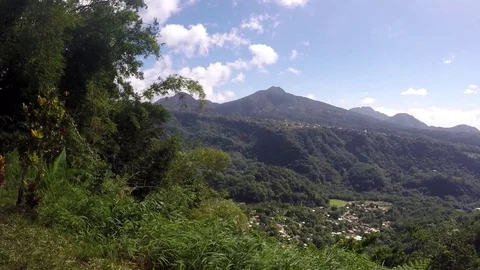 Dominica Landscape Stock Footage 73238380