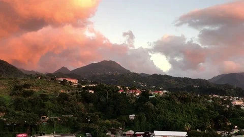 Dominica Mountains Stock Footage 73238334