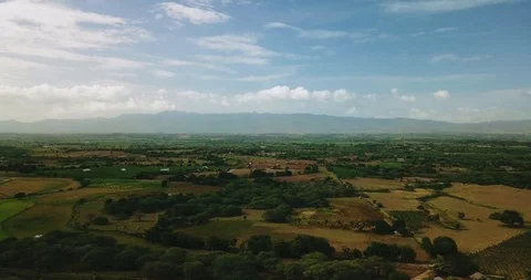 Dominican Flyover Stock Footage 97353424