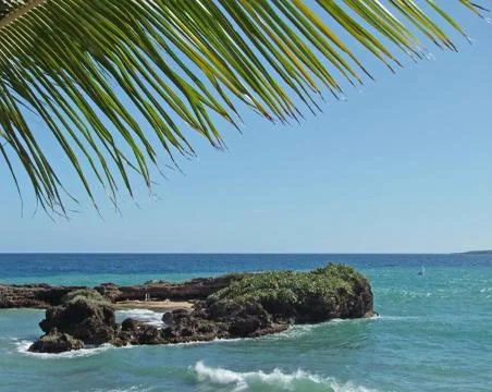 Dominican republic coastal scenery Stock Photos