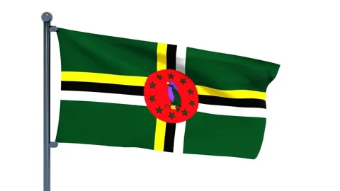 Dominican Republic Flag Stock Footage 150196549