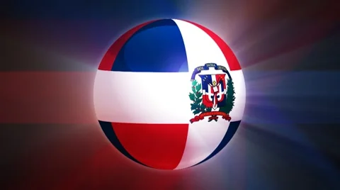 Dominican Republic-Globe Stock Footage 7769598