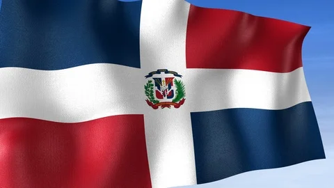 Dominican Republic - Set of 3 Angles with Masks [3WaveSeries] Stock Footage 104587678