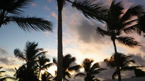 Dominican sunset Stock Photos
