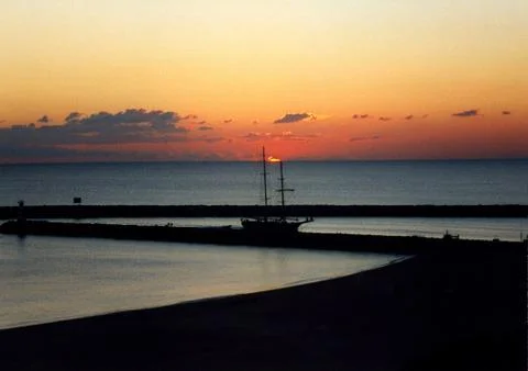 Dominican Sunset Stock Photos