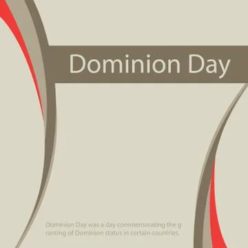 Dominion Day Stock Illustration