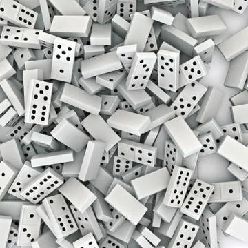 Domino background Stock-Illustration