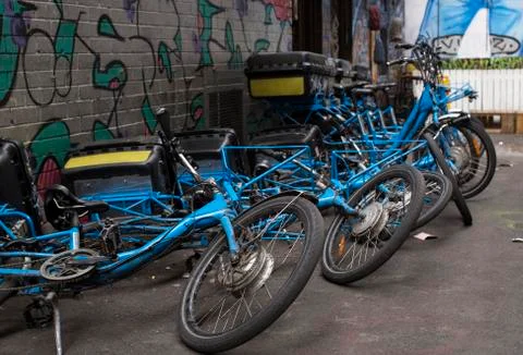 Domino Bikes Stock Photos