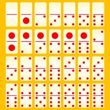 Domino Card Pack Stock Illustration