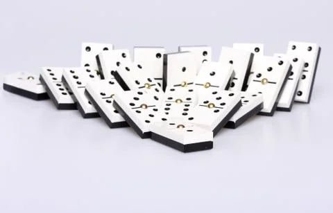Domino chips Stock Photos