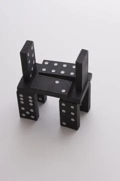 Domino construction Stock-Fotos