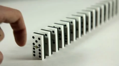 Domino effect 스톡 동영상 10506430