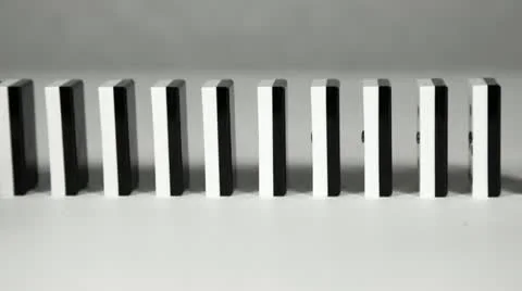 Domino effect Stock Footage 10564905