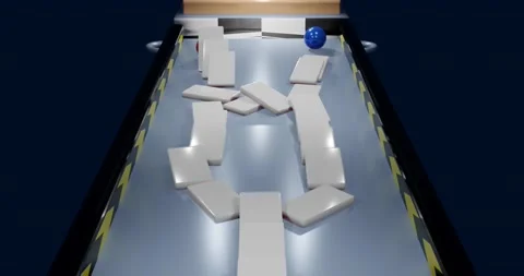 Domino effect Stock Footage 203820836