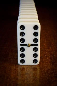 Domino effect Foto stock