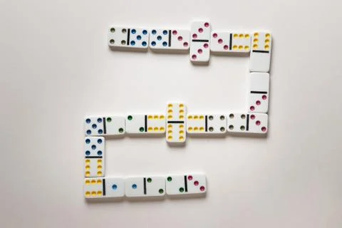 The domino effect Stock Photos