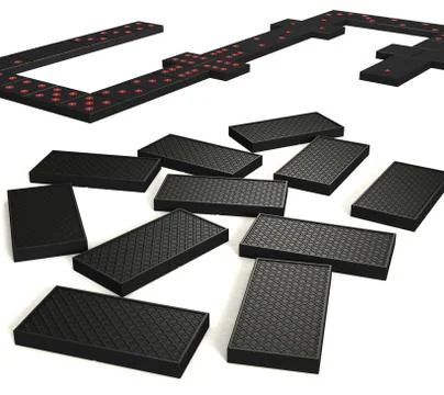 Domino game Stock Illustration