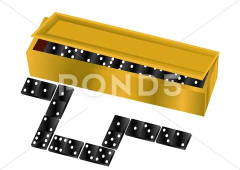 Domino Stock Illustration