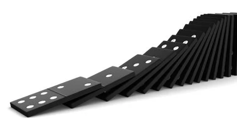 Domino Stock Illustration
