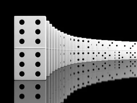 Domino Stock Illustration