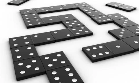 Domino Stock Illustration