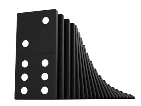 Domino Stock Illustration