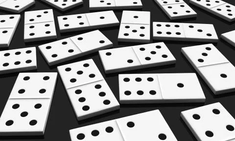Domino Stock Illustration