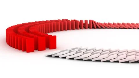 Domino Stock Illustration