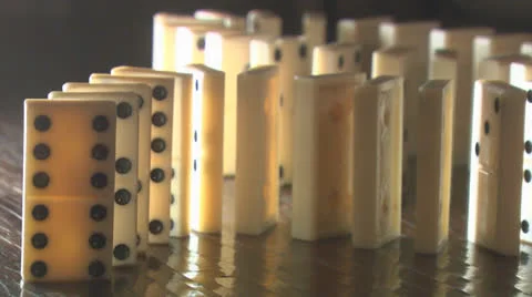 The domino principle Video stock 27088176