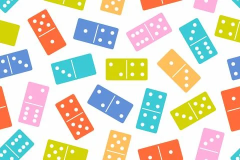 Domino Stones pattern Stock Illustration