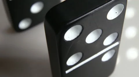 Dominoes, close up Video stock 40072427