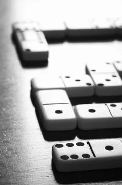 Dominoes Game Stock Photos