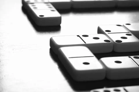 Dominoes Game Stock Photos