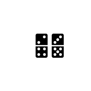 Dominoes for games vector format Stock Illustration