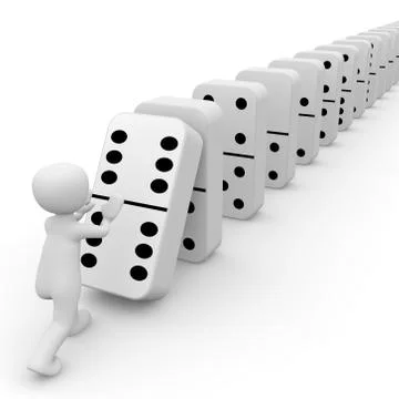 Dominoes Stock Illustration