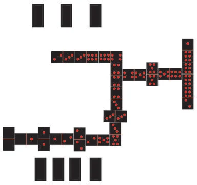Dominoes Stock Illustration
