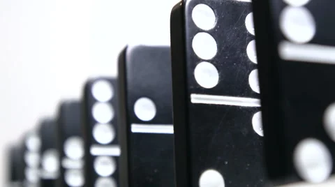 Dominoes tumble Video stock 40415976